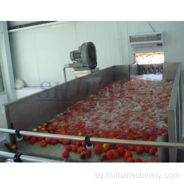Makinë larëse me flluskë për makinën e pastrimit të frutave të perimeve